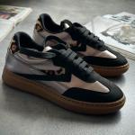 Nunez Platin Sneaker - Platin/Leopar