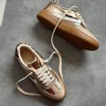 Nunez Platin Sneaker - Altın/Leopar