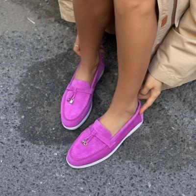 Warner Püsküllü Loafer Pembe